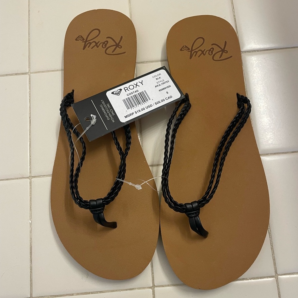 Roxy braided sandal